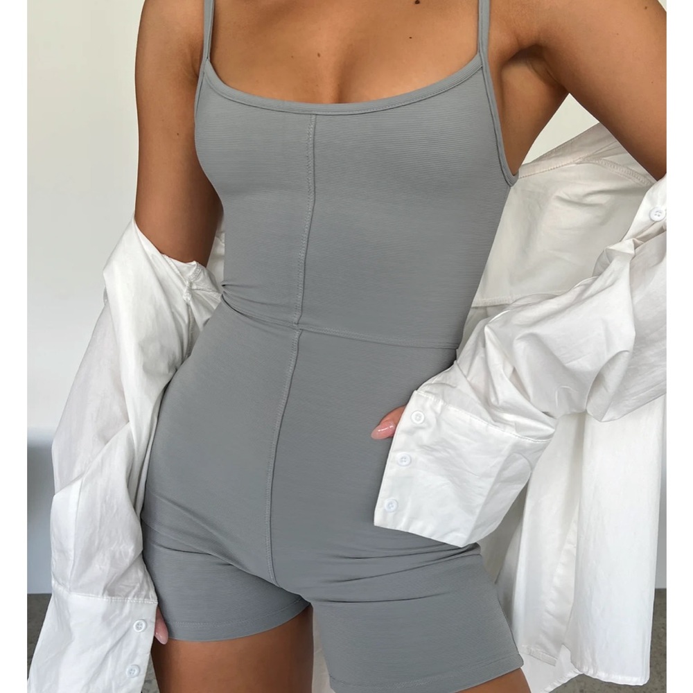 White fox romper